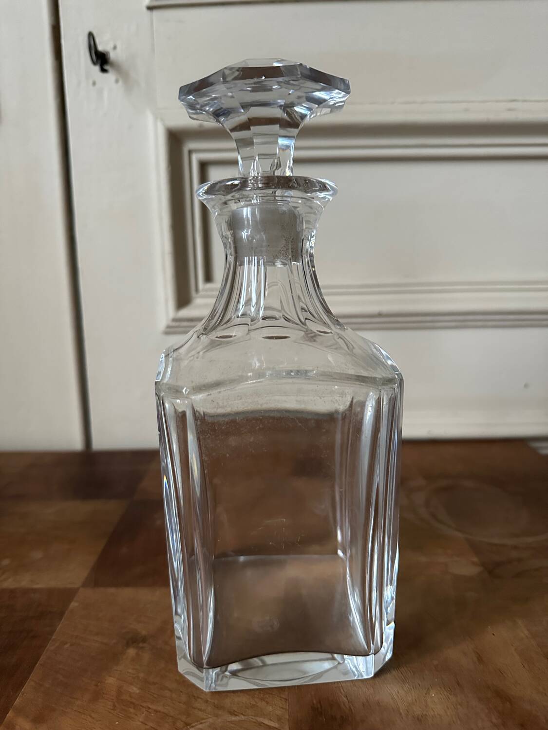 Baccarat crystal whisky decanter, perfection model