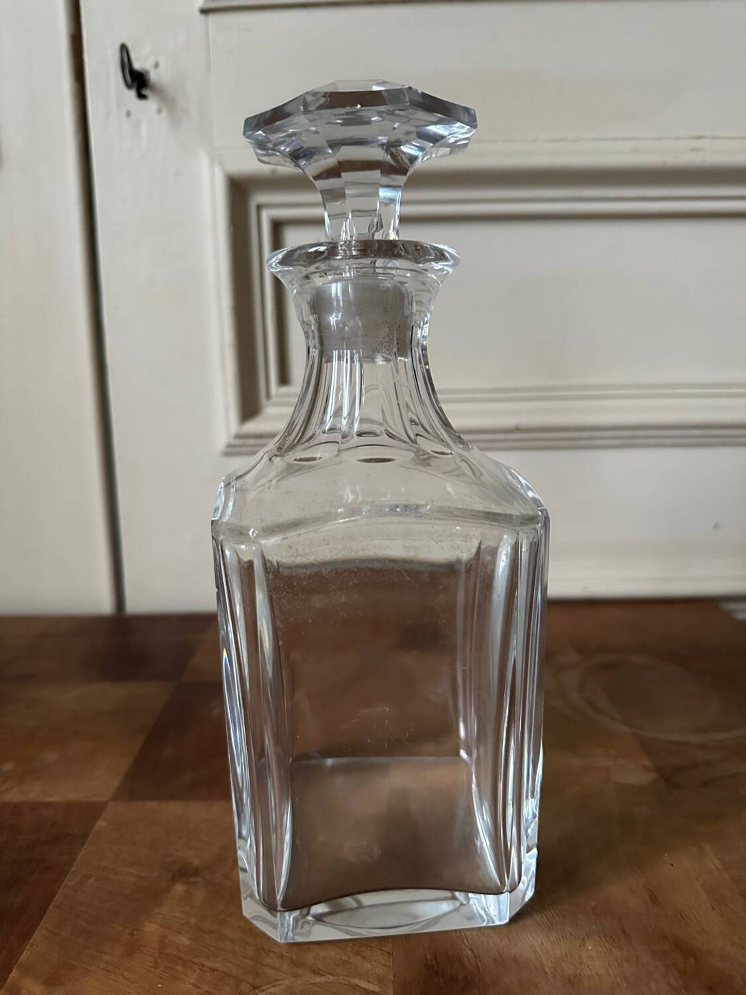 Baccarat crystal whisky decanter, perfection model