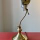 Lampe de notaire, de banquier doré