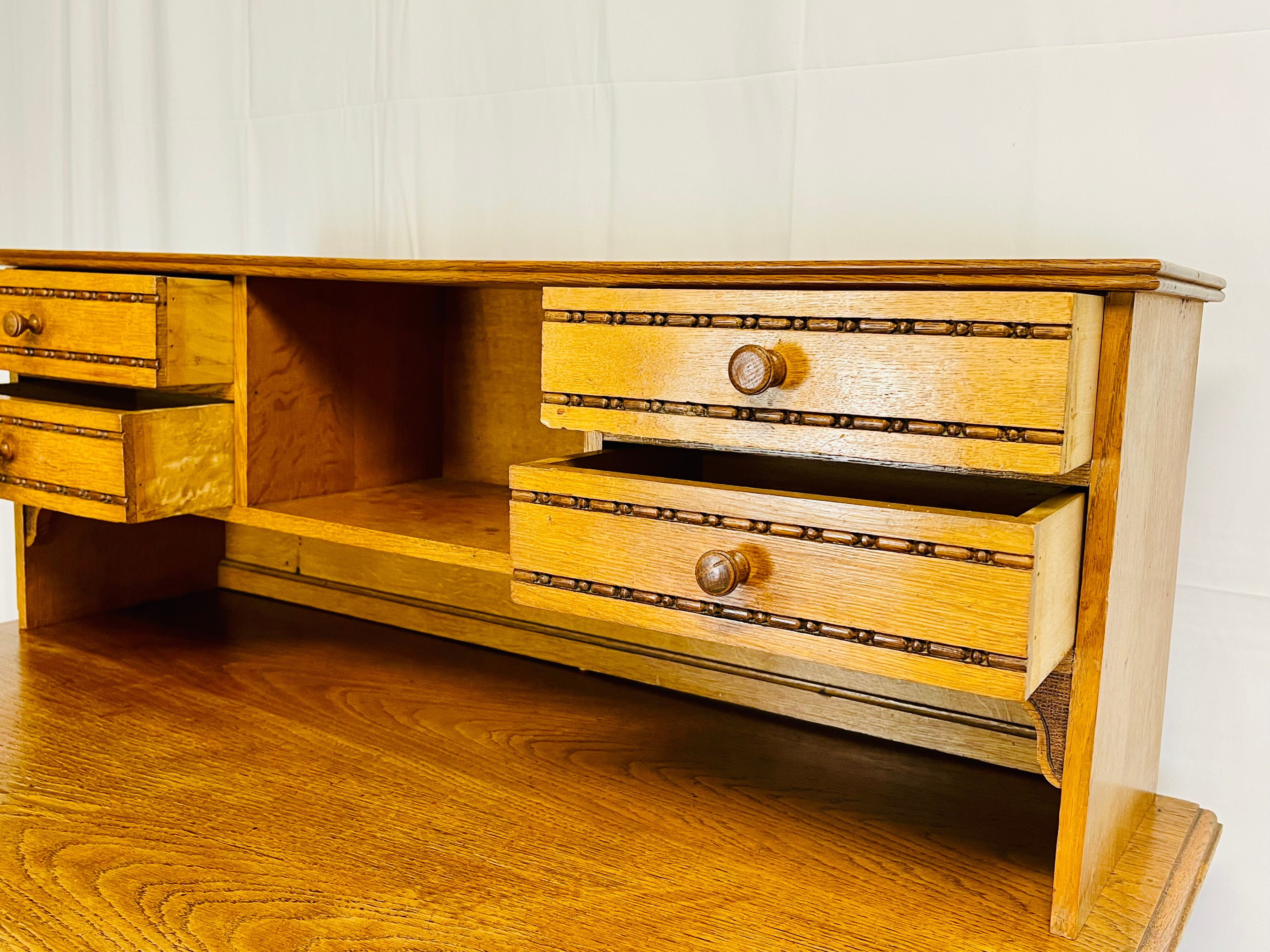 Bureau bonheur du jour en chêne massif