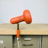 Spot lamp orange clamp 70s space age