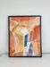 Abstract portrait painting from the 90s.
