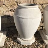 Lot de 3 pots en pierre