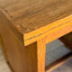 Vintage oak half-minister desk