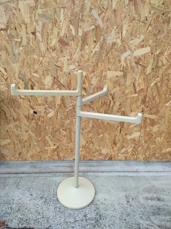 Vintage italian towel rack by makio hasuike for gedy 1970