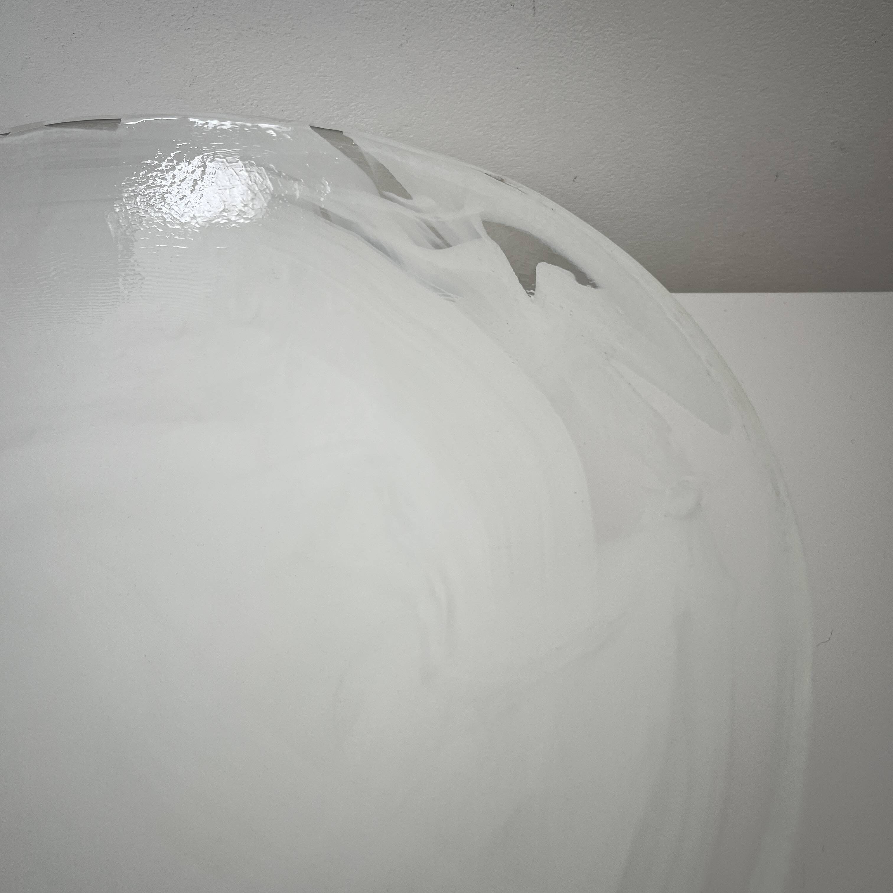 Murano Italy La Murrina thick glass fruit bowl