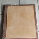 Mirror Patinated white wood frame
