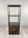 Wood and Brass Cabinet Shelf, Late 19th / Early 20th Century
