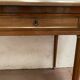 Flat desk louis XVI style Green leather top XX century