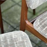 Ensemble de 4 chaises de salle à manger en teck Eric Buch