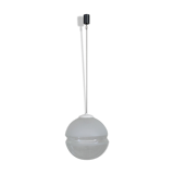 Two tone glass pendant light