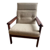 Fauteuil teck scandinave 1960