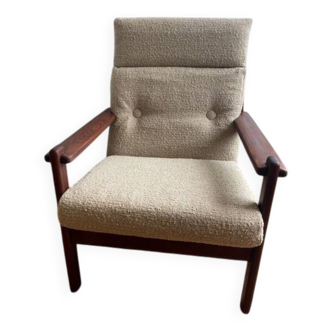 Scandinavian teak armchair 1960