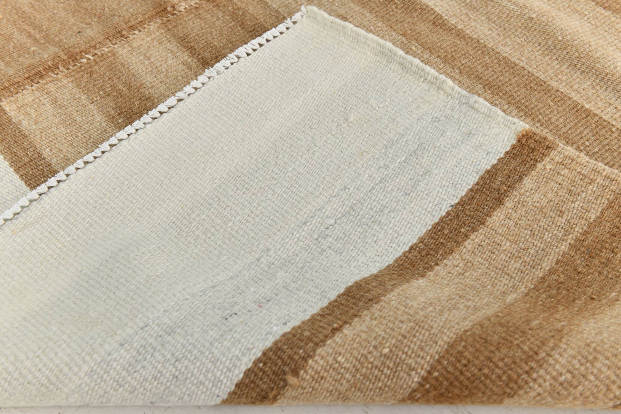 10x10 Bronze Beige Square Vintage Rug, 300x321Cm