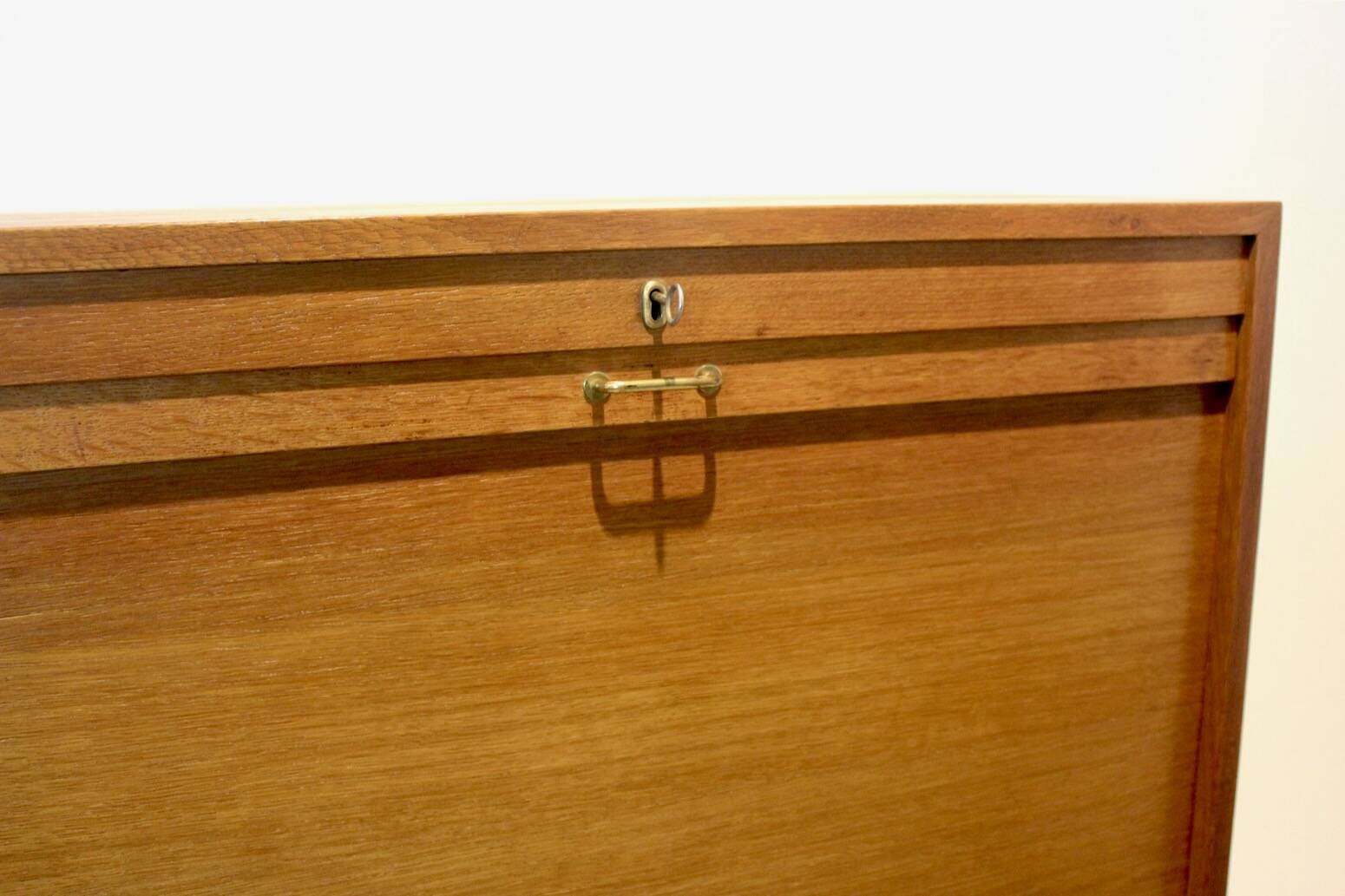 Dutch Library Office Storage Cabinet with Sliding Door