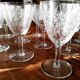 Set of 36 old crystal glasses