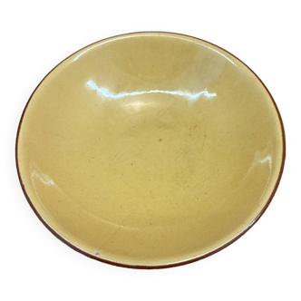 Yellow ceramic bowl