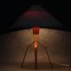 1960s Wooden Table Lamp, Czechoslovakia