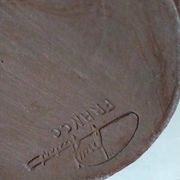 Duo of pottery by Jean Dubost in vintage Noron stoneware