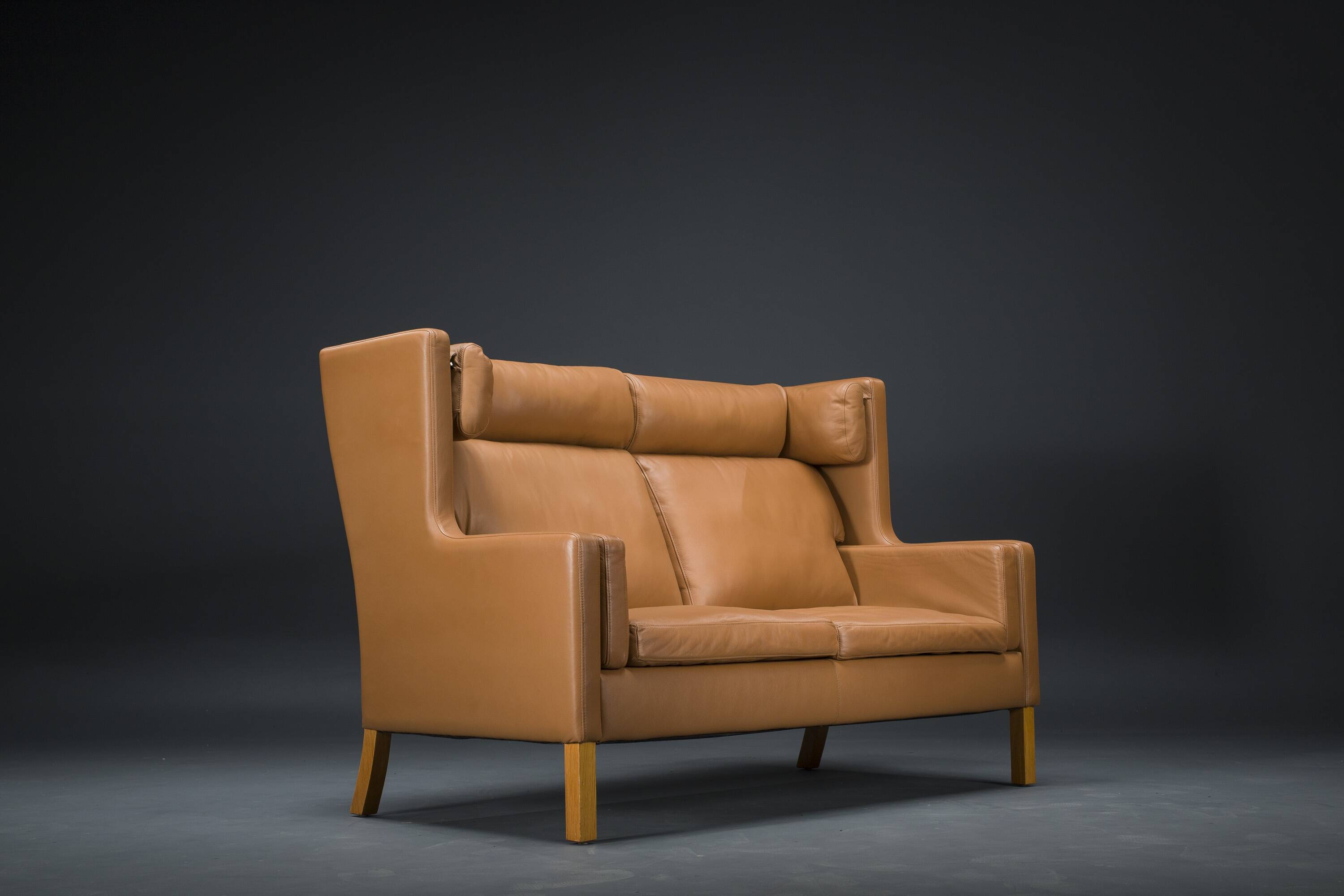 Leather Sofa 2292 by Børge Mogensen for Fredericia