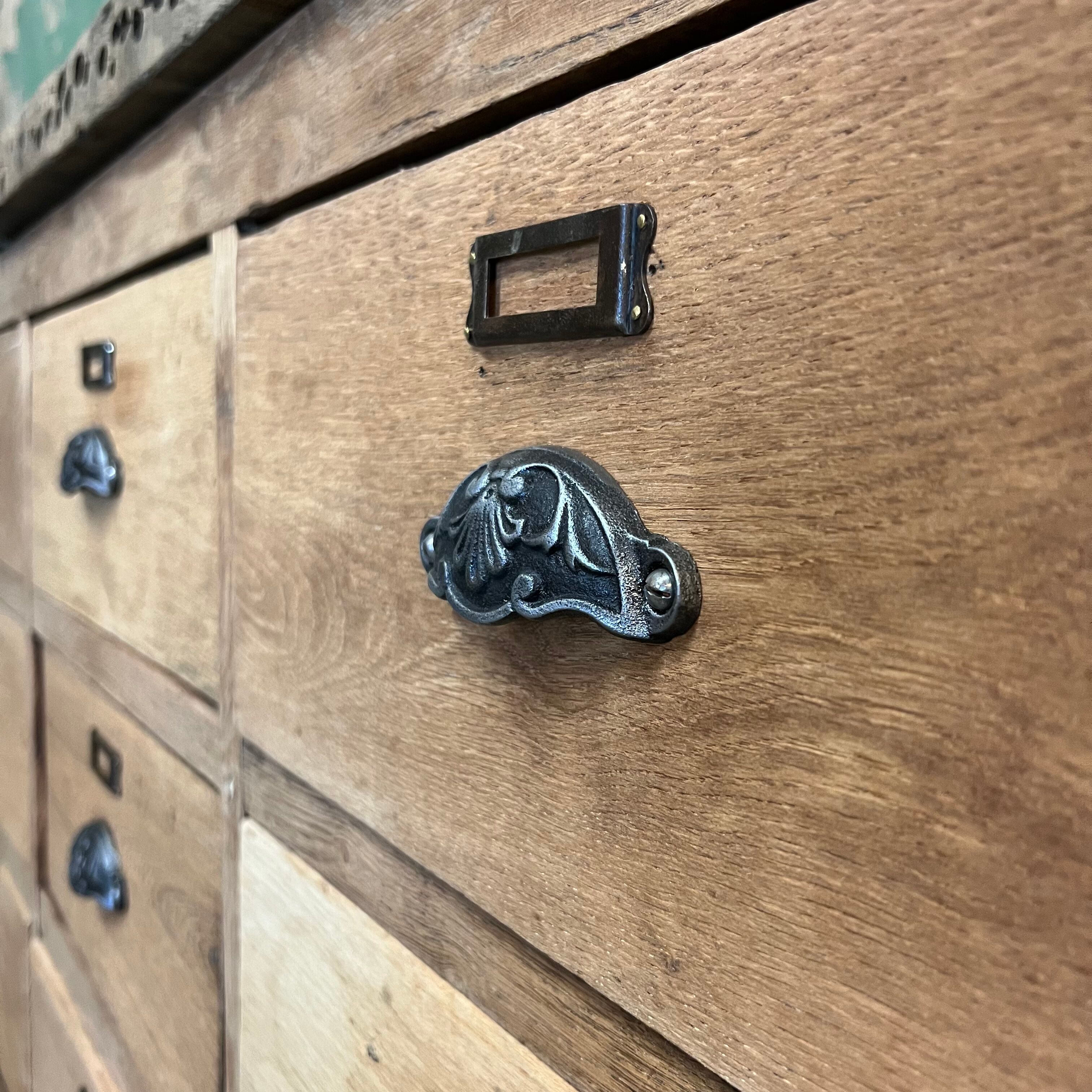 Workshop craft furniture with oak drawers early twentieth century