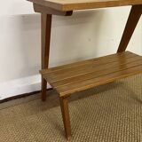 Table desserte /Bout de canapé en bois