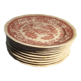 Set of 10 flat plates Burgenland Villeroy and Boch