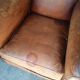 Club leather armchair art deco period 1940