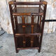 Meuble d’appoint rotin étagères vintage #a232