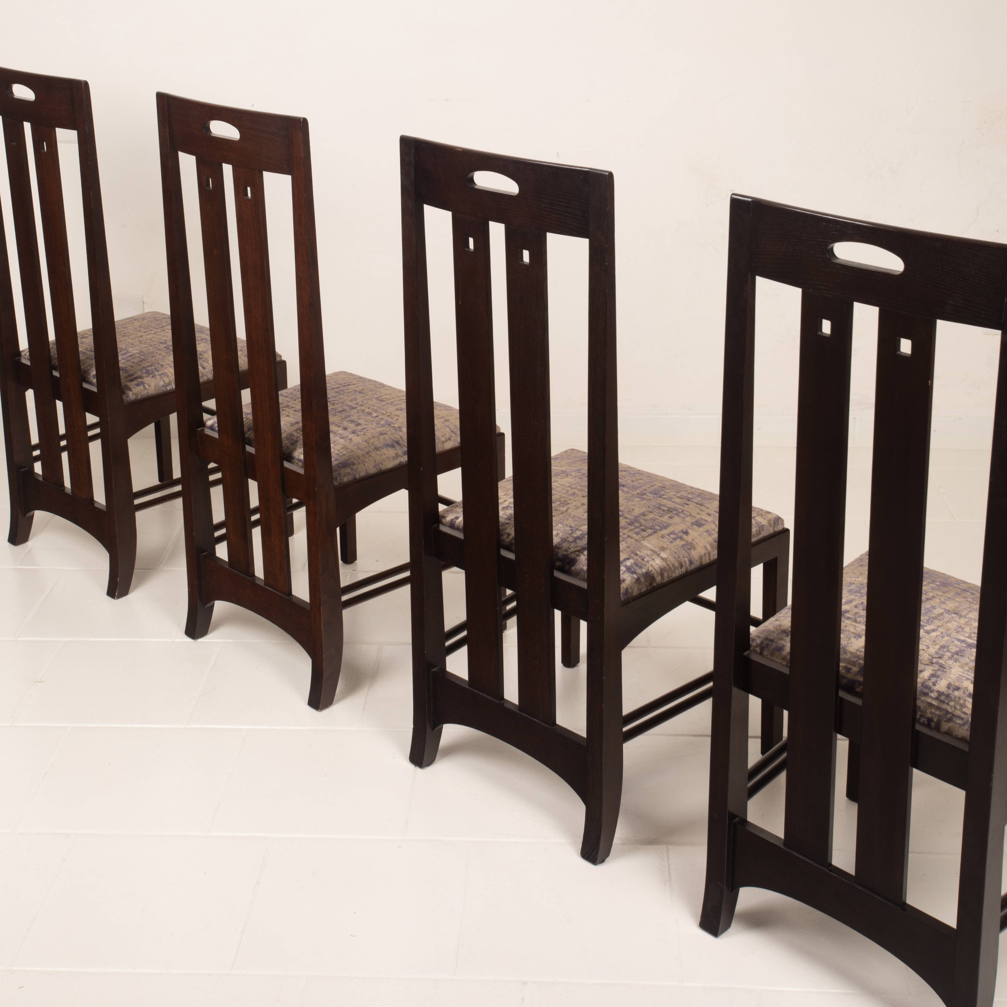 Chaises Ingram Low en bois de frêne au style de Glasgow de Charles Rennie Mackintosh pour Cass