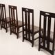 Chaises Ingram Low en bois de frêne au style de Glasgow de Charles Rennie Mackintosh pour Cass