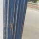 Old blue wooden mirror