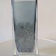 Bubble blown glass vase, 70s design
