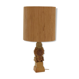 Bernard Rooke vintage sandstone brutalist lamp