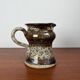 Ceramic workshop carafe vase from mid-century Danish design by Erik Askholm, 1960s.