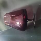 Vintage Ingrid Glashütte purple glass bowl – 70s modernist design