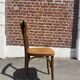 Bistro chair in turned wood, Thonet style