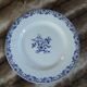 20 mismatched antique flat plates in ironstone