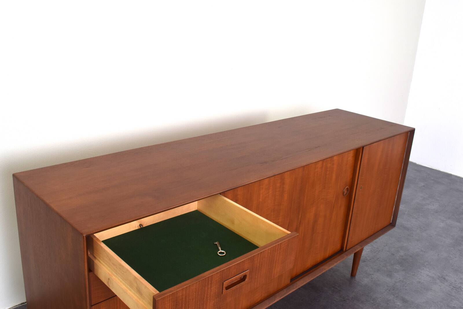 Mid-Century Danish Teak Sideboard, 1960s.