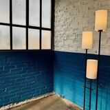 Lampadaire à trois lumières Lunel circa 1950