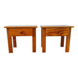 Pair of vintage nightstands 1980