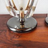 Paire de lampes en verre, 1970
