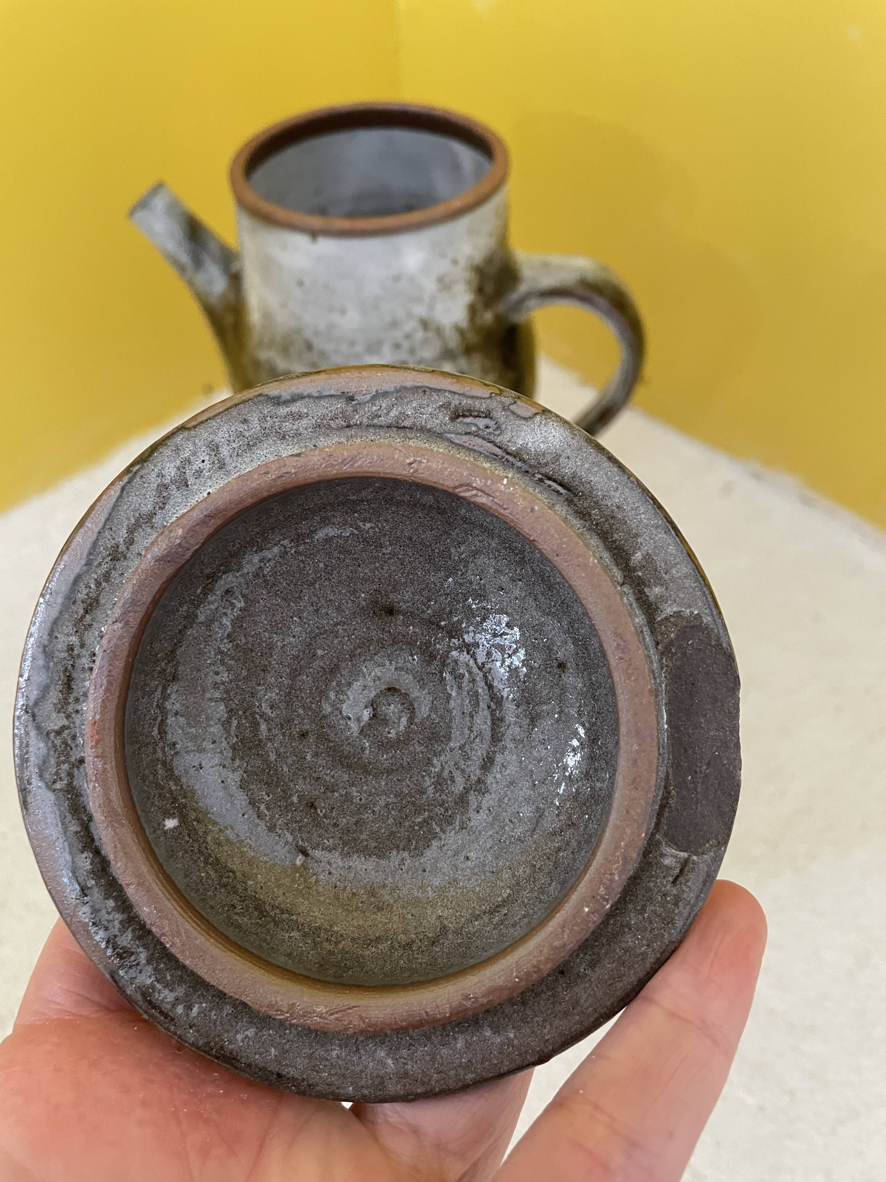 Chantal and Thierry Robert glazed stoneware ewer