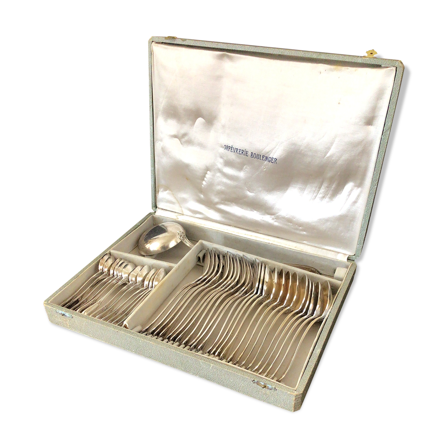 Ménagère boulenger métal argenté 37 pièces