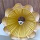 Large vintage scalloped lampshade