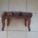 Repose pied ancien, en merisier
