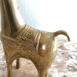 Figurine âne en laiton