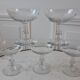Lot de 5 coupes à champagne en cristallin