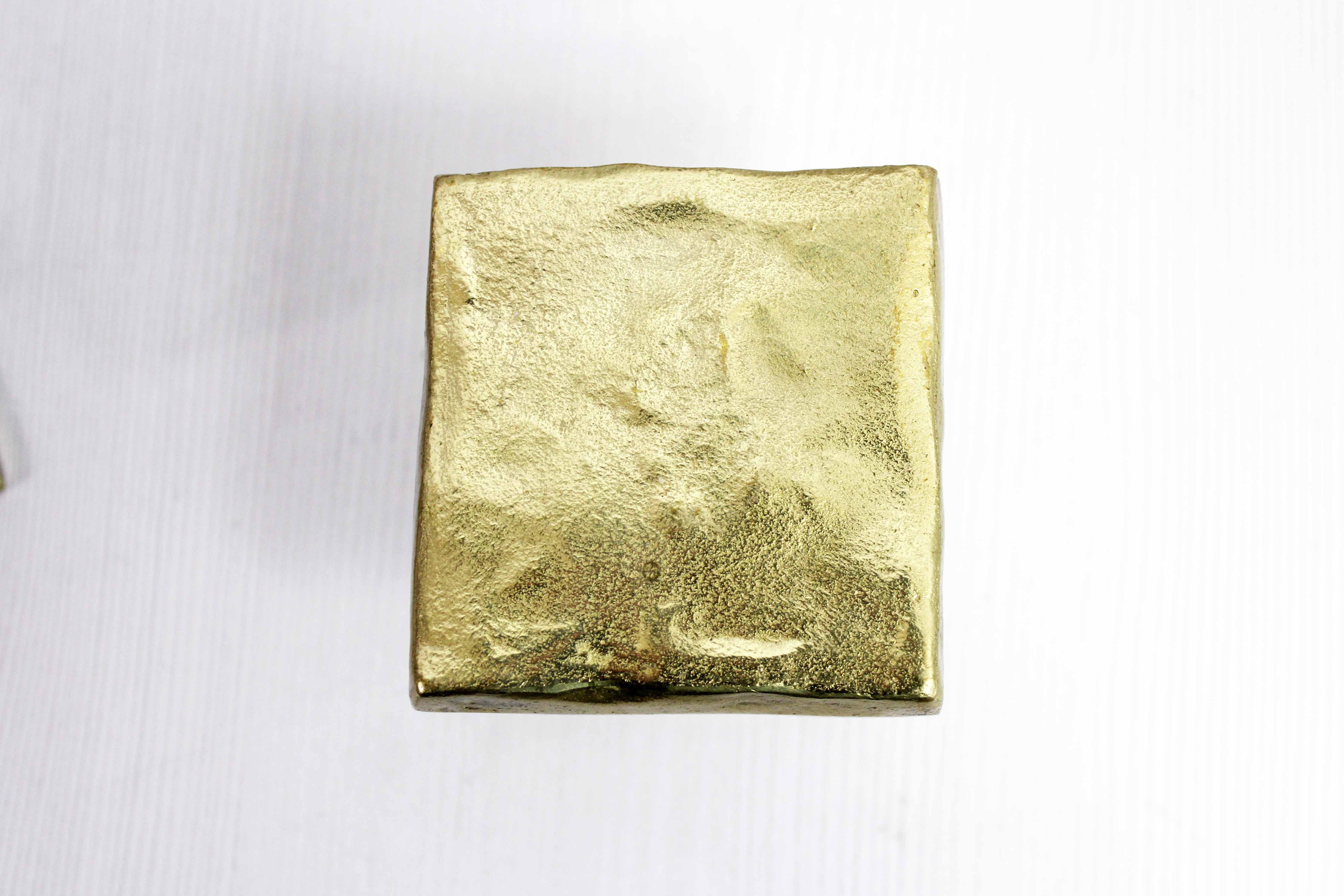 Set de 6 patères en bronze