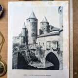 Heliogravure of Metz, vintage printed in 1926.